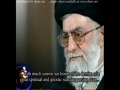 [English sub] Rahber message on death of Ayatullah Behjat - Persian