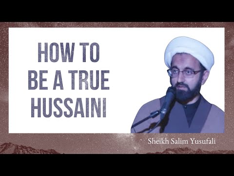 [Short Clip] How to be a true Hussaini | Shaykh Salim Yusufali | KSIMC Stanmore | Muharram 1444 2022 | English